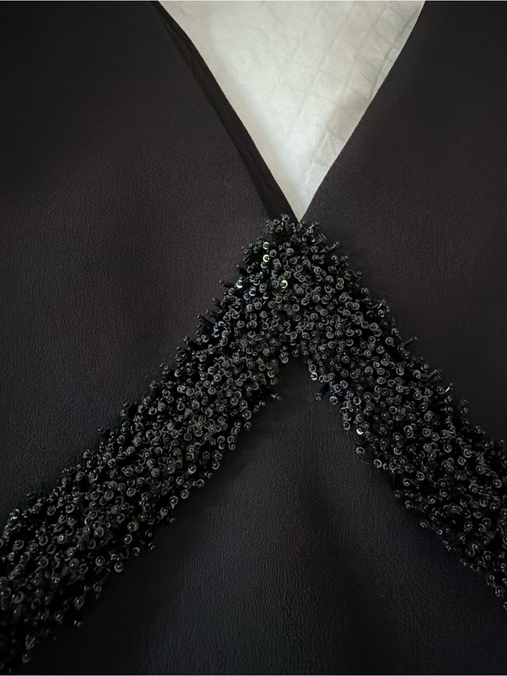 BALENCIAGA Alexander Wang FW2015 Black Beaded Sleeveless Dress